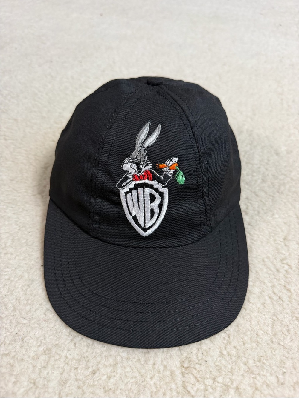 Vintage 1991 Acme Clothing Warner Bros. Black Bugs Bunny Hat MINT WB